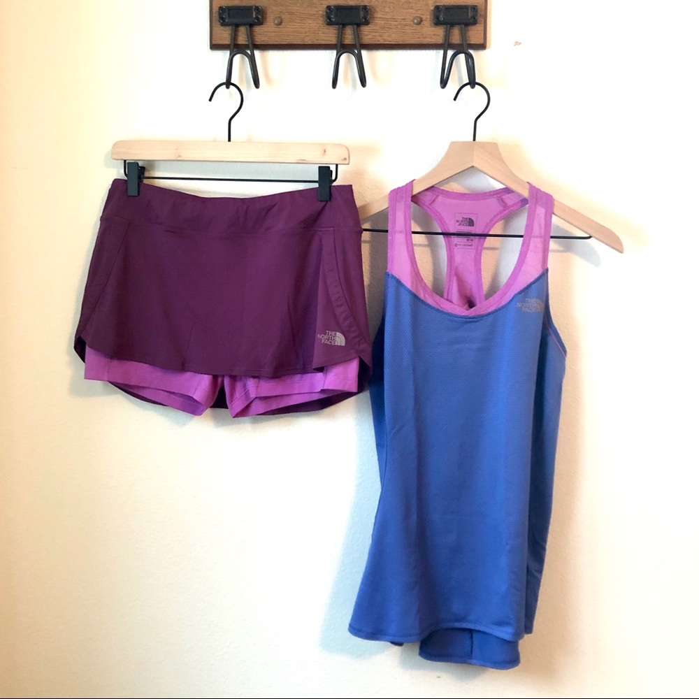 North Face top and skort